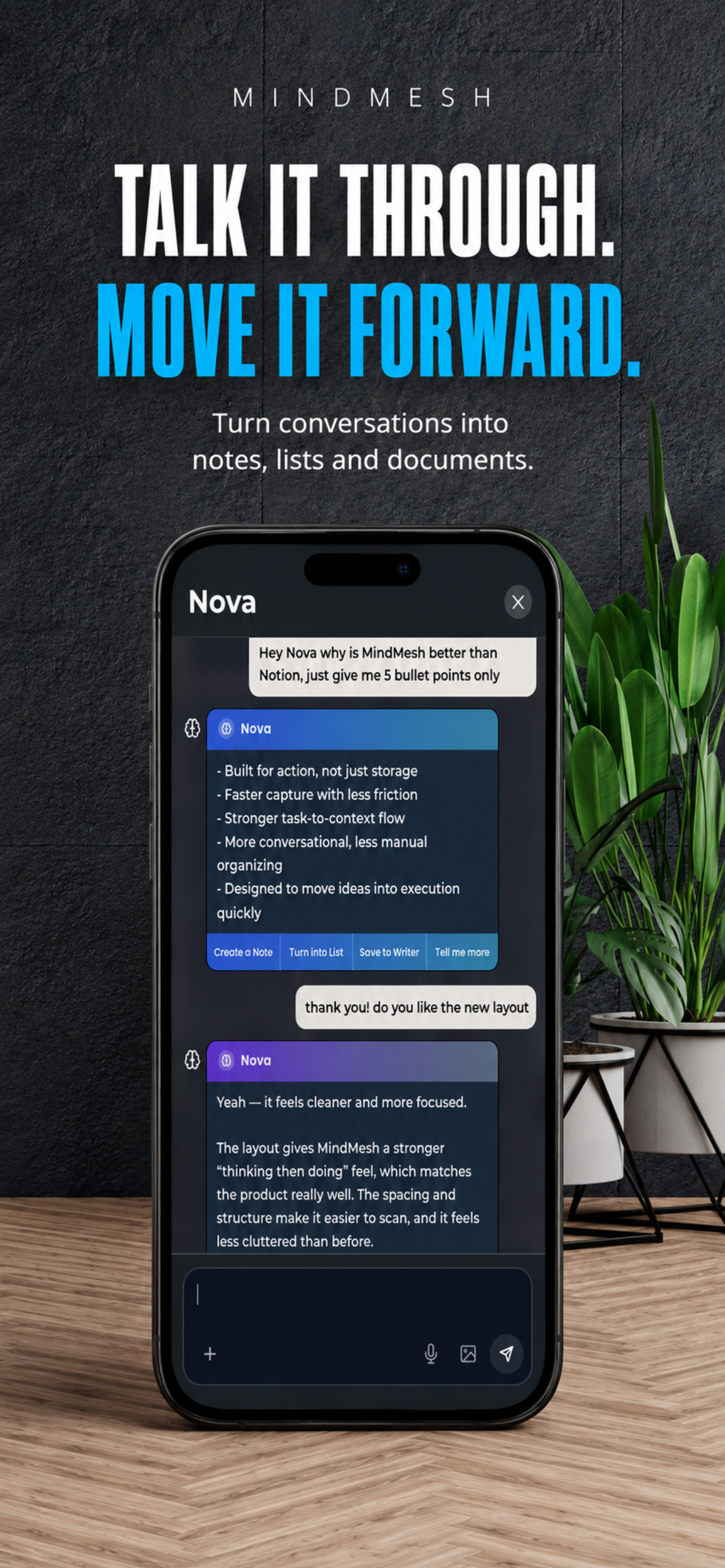 Nova on iPhone